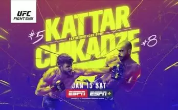 Watch Wrestling UFC Fight Night Vegas 46: Kattar vs. Chikadze