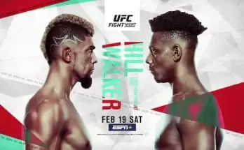 Watch Wrestling UFC Fight Night Vegas 48: Walker vs. Hill