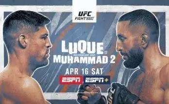 Watch Wrestling UFC Fight Night Vegas 51: Luque vs. Muhammad 2