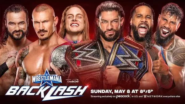 Watch Wrestling WWE WrestleMania Backlash 2022 5/8/22