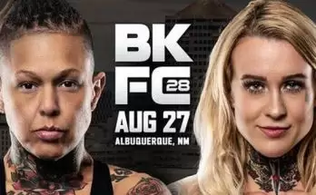 Watch Wrestling BKFC 28 Christine Ferea vs. Taylor Starling 8/27/22