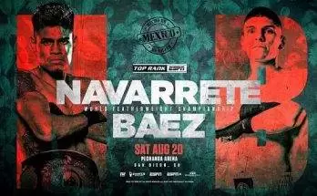 Watch Wrestling Navarrete vs. Baez 8/20/22