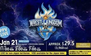 Watch Wrestling NJPW Wrestle Kingdom 17 2023 1/20/23 Day2