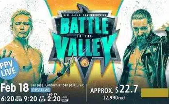 Watch Wrestling NJPW Battle in The Valley 2023 2/18/23