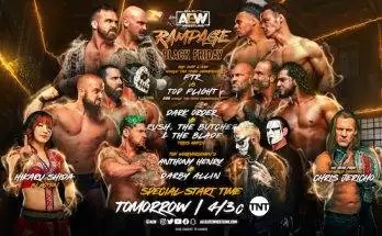 Watch Wrestling AEW Rampage Live 11/25/22