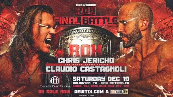 Watch Wrestling ROH Final Battle 2022 12/10/2022 Live Online