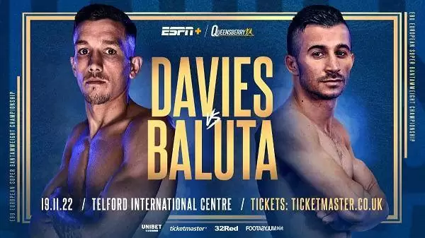 Watch Wrestling Top Rank Boxing: Davies vs. Baluta 11/19/22