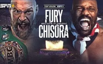 Watch Wrestling Top Rank Boxing: Fury vs. Chisora 3 III 12/3/22
