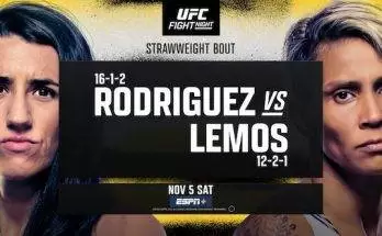 Watch Wrestling UFC Fight Night Vegas 64: Rodriguez vs. Lemos 11/5/22