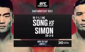Watch Wrestling UFC Fight Night Vegas 72: Song vs. Simon 4/29/23