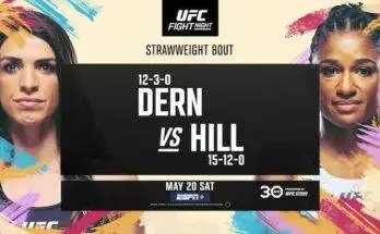 Watch Wrestling UFC Fight Night Vegas 73: Dern vs Hill 5/20/23 20th May 2023
