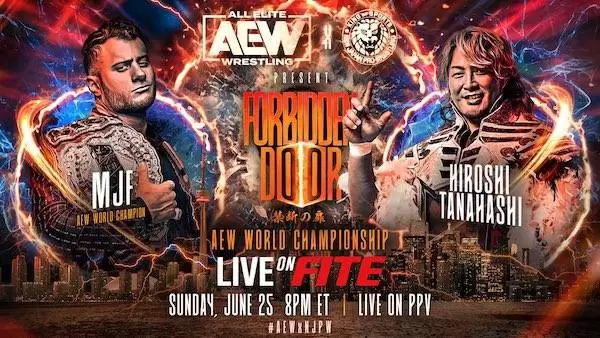 Watch Wrestling AEW NJPW Forbidden Door 2023 6/25/23 25th June 2023 Live PPV