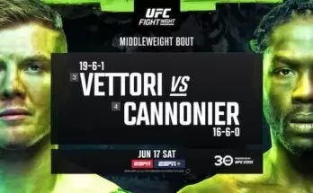 Watch Wrestling UFC Fight Night Vegas 75: Vettori vs. Cannonier 6/17/23 17th June 2023