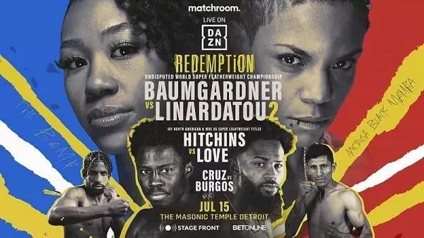 Watch Wrestling Dazn Boxing: Baumgardner vs Linardatou 7/15/23 July 15th 2023