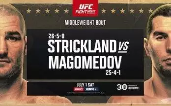 Watch Wrestling UFC Fight Night Vegas 76: Strickland vs Magomedov 7/1/23