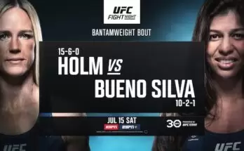 Watch Wrestling UFC Fight Night Vegas 77: Holm vs Bueno Silva 7/15/23 15th July 2023