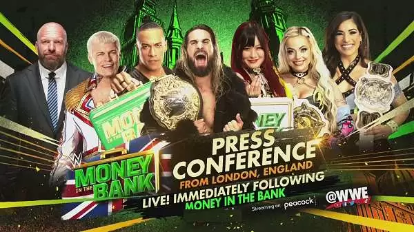 Watch Wrestling WWE Press Conference Money In The Bank 2023