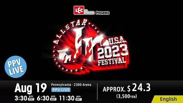 Watch Wrestling NJPW All Star Jr. Festival 8/19/23 19th August 2023