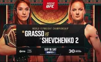 Watch Wrestling Noche UFC Fight Night: Grasso vs Shevchenko 2 9/16/23 16th September 2023