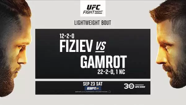 Watch Wrestling UFC Fight Night Vegas 79: Fiziev vs Gamrot 9/23/23 23rd September 2023 Live Online