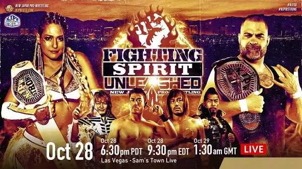 Watch Wrestling NJPW Fighting Spirit Unleashed 2023 10/28/24 Live PPV 28th October 2023