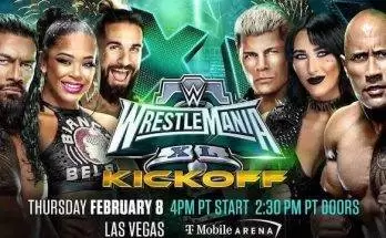 Watch Wrestling WWE WrestleMania XL KickOff PressMeet 2/8/24 8th February 2024