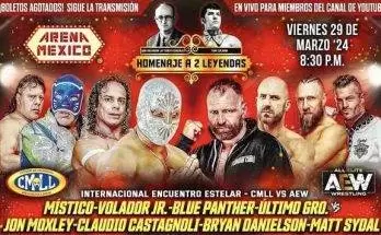 Watch Wrestling CMLL HOMENAJE A DOS LEYENDAS 2024 3/29/24