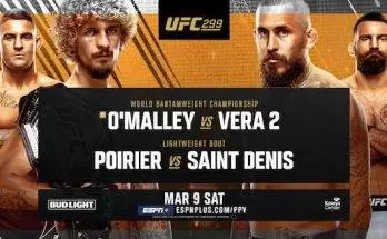 Watch Wrestling UFC 299: OMalley vs Vera 2 3/9/24 9th March 2024 Live PPV Online