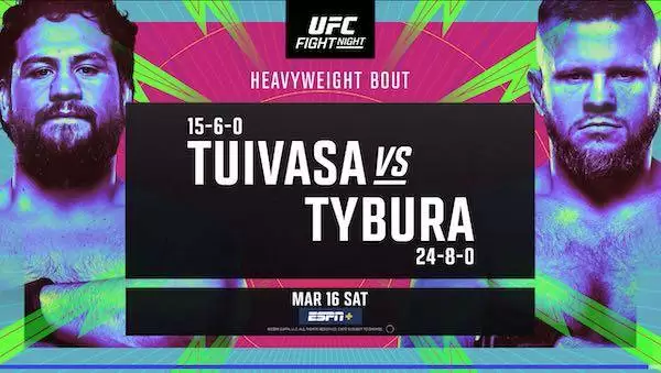 Watch Wrestling UFC Fight Night Vegas 88: Tuivasa vs Tybura 3/16/24 16th March 2024