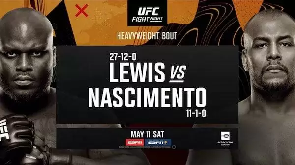 Watch Wrestling UFC Fight Night St. Louis: Lewis vs Nascimento 5/11/24 11th May 2024 Live Online