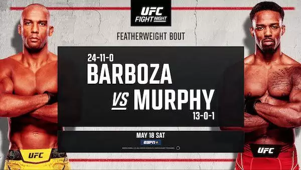Watch Wrestling UFC Fight Night Vegas 92: Barboza vs Murphy 5/18/24 18th May 2024