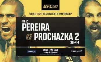 Watch Wrestling UFC 303: Pereira vs Procházka 2 6/29/24 29th June 2024
