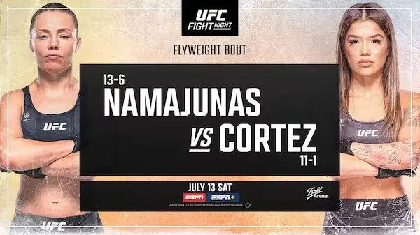 Watch Wrestling UFC Fight Night Denver: Namajunas vs Cortez 7/13/24 13th July 2024
