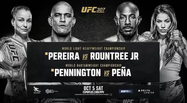 Watch Wrestling UFC 307: Pereira vs Rountree Jr. 10/5/24 5th October 2024 Live PPV Online