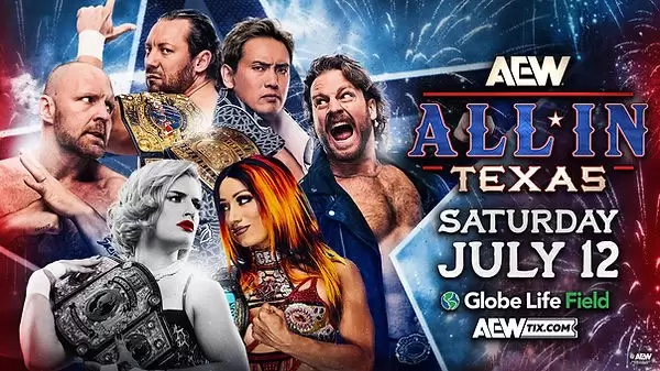 Watch Wrestling AEW All In Texas 2025 PPV Live 7/12/25 12th July 2025 Online